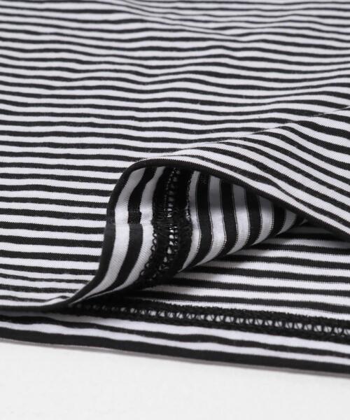 かぐれ（カグレ）の「ハイツイストボーダーカットソー（Tシャツ/カットソー・レディース・ブラック系その他/ブラック・FREE）」の12枚目の写真