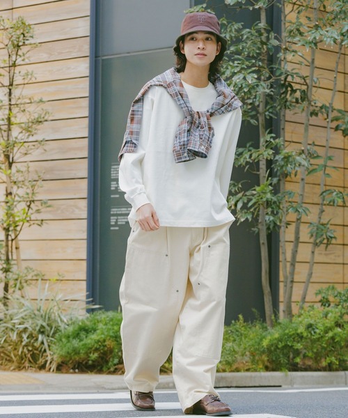 RAGEBLUE（レイジブルー）の「Jersey Cotton Long Sleeve Tshirt/天竺コットンロングスリーブTシャツ（Tシャツ/カットソー・メンズ・グレー系その他/ブラック/ブルー/ホワイト・LARGE/MEDIUM）」の11枚目の写真