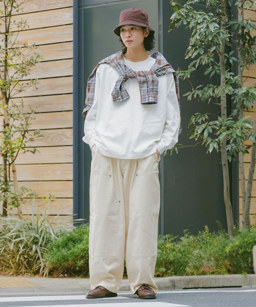 RAGEBLUE（レイジブルー）の「Jersey Cotton Long Sleeve Tshirt/天竺コットンロングスリーブTシャツ（Tシャツ/カットソー・メンズ・グレー系その他/ブラック/ブルー/ホワイト・LARGE/MEDIUM）」の12枚目の写真