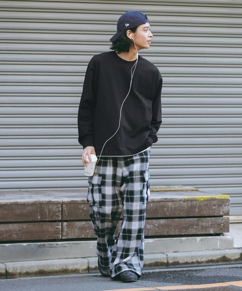 RAGEBLUE（レイジブルー）の「Jersey Cotton Long Sleeve Tshirt/天竺コットンロングスリーブTシャツ（Tシャツ/カットソー・メンズ・グレー系その他/ブラック/ブルー/ホワイト・LARGE/MEDIUM）」の5枚目の写真