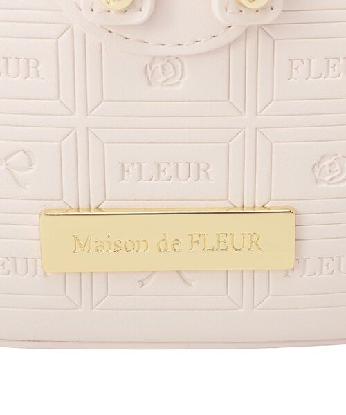 Maison de FLEUR（メゾンドフルール）の「FLEURチョコレートキューブバッグ（ハンドバッグ・レディース・ホワイト系その他2/ブラウン・FREE）」の10枚目の写真