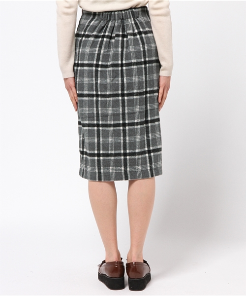 Chico(チコ)の「【who's who Chico】チェックタイトスカート(スカート・レディース・ライトグレー/ネイビー・FREE)」の10枚目の写真