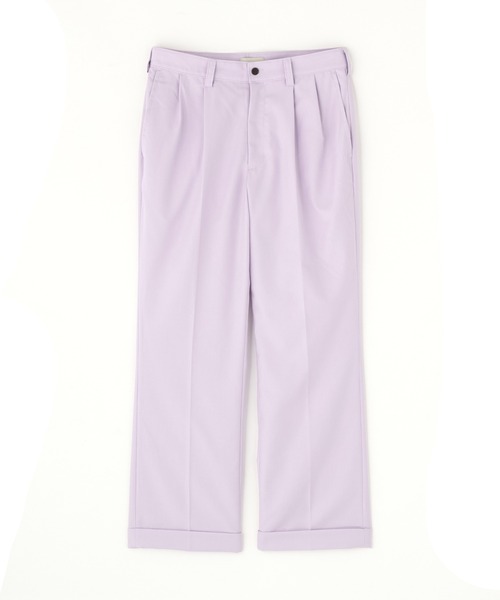 Toironier（トワロニエ）の「Toironier/トワロニエ/COLOR TROUSERS（スラックス・メンズ・ブルー/ラベンダー/レッド/ライトグリーン/ローズ系・2/1）」の3枚目の写真