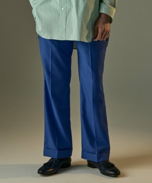 Toironier（トワロニエ）の「Toironier/トワロニエ/COLOR TROUSERS（スラックス・メンズ・ブルー/ラベンダー/レッド/ライトグリーン/ローズ系・2/1）」の6枚目の写真