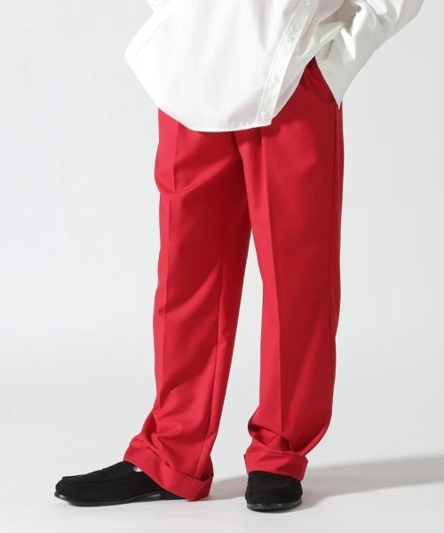 Toironier（トワロニエ）の「Toironier/トワロニエ/COLOR TROUSERS（スラックス・メンズ・ブルー/ラベンダー/レッド/ライトグリーン/ローズ系・2/1）」の18枚目の写真