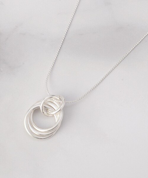 ITS'DEMO（イッツデモ）の「連リングスライドネックレス（ネックレス・レディース・シルバー系/ゴールド系・00）」の7枚目の写真