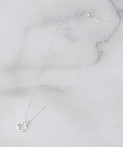 ITS'DEMO（イッツデモ）の「連リングスライドネックレス（ネックレス・レディース・シルバー系/ゴールド系・00）」の6枚目の写真