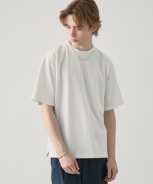 EASENCE（イーズエンス）の「【EASENCE】＜COMFORT EDITシリーズ＞接触冷感 ボックスシルエット サイドスリット ベーシック 半袖Tシャツ / UVカット（Tシャツ/カットソー）」