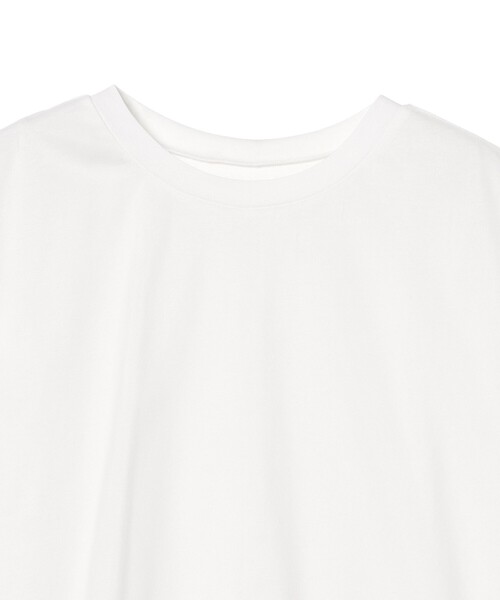 BEAMS HEART(ビームスハート)の「チュール フレンチ Tシャツ(Tシャツ/カットソー・レディース・グレー/オフホワイト/ブラック・FREE)」の9枚目の写真