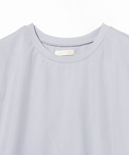 BEAMS HEART(ビームスハート)の「チュール フレンチ Tシャツ(Tシャツ/カットソー・レディース・グレー/オフホワイト/ブラック・FREE)」の16枚目の写真
