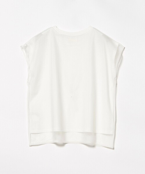 BEAMS HEART(ビームスハート)の「チュール フレンチ Tシャツ(Tシャツ/カットソー・レディース・グレー/オフホワイト/ブラック・FREE)」の22枚目の写真