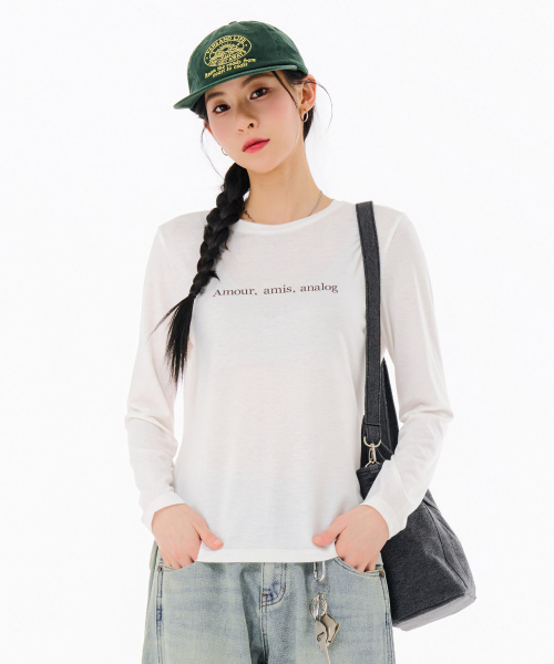 CHASECULT（チェイスカルト）の「レディースエッセンシャルTシャツ-FAZG5151B01（Tシャツ/カットソー・レディース・ホワイト・90/85/95）」の4枚目の写真