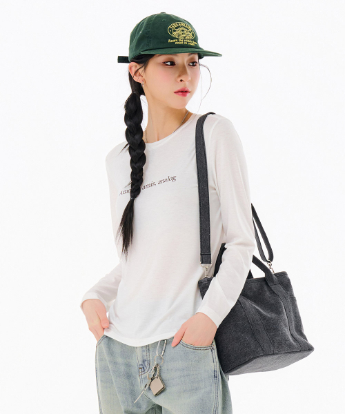 CHASECULT（チェイスカルト）の「レディースエッセンシャルTシャツ-FAZG5151B01（Tシャツ/カットソー・レディース・ホワイト・90/85/95）」の5枚目の写真