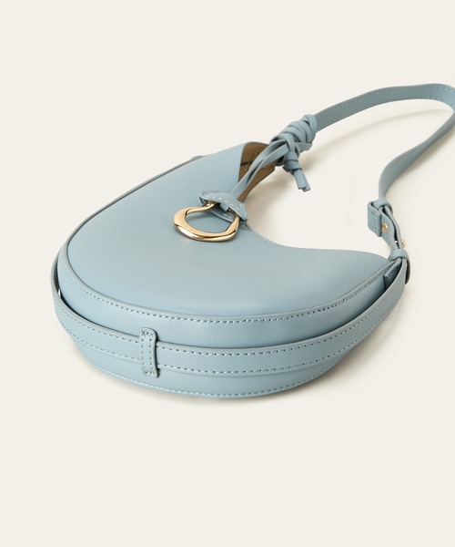 LE VERNIS（ル・ベルニ）の「[LE VERNIS] Poire mini shoulder（ショルダーバッグ・レディース・ブルー/ベージュ/ブラック・FREE）」の8枚目の写真
