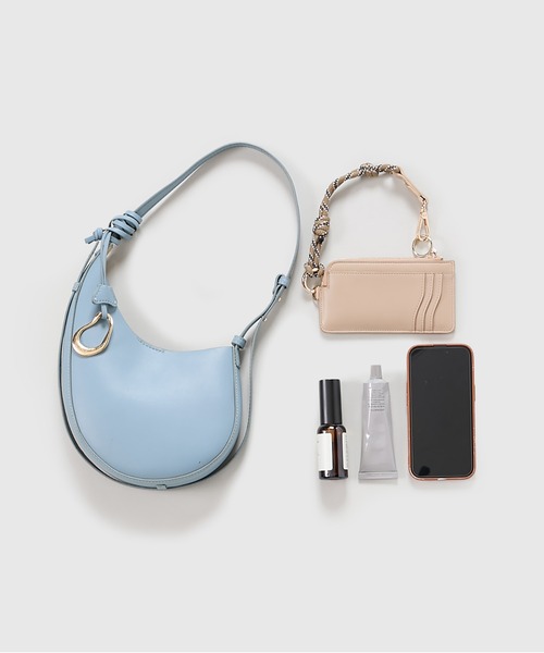 LE VERNIS（ル・ベルニ）の「[LE VERNIS] Poire mini shoulder（ショルダーバッグ・レディース・ブルー/ベージュ/ブラック・FREE）」の4枚目の写真