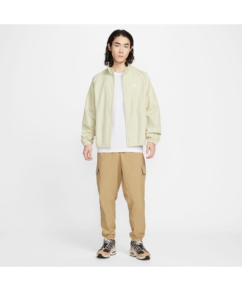 NIKE(ナイキ)の「NIKE/ナイキ クラブ ROSCOE FZ ジャケット(ナイロンジャケット・メンズ・ベージュ/ブラック・S/M/L/XL)」の15枚目の写真