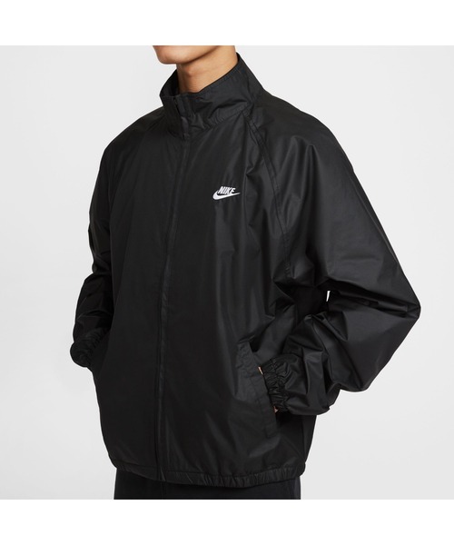 NIKE(ナイキ)の「NIKE/ナイキ クラブ ROSCOE FZ ジャケット(ナイロンジャケット・メンズ・ベージュ/ブラック・S/M/L/XL)」の5枚目の写真