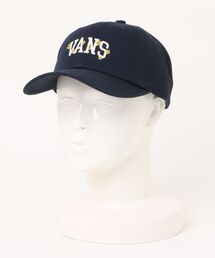 VANS | VANSアパレル(WJ) ヴァンズ Flowers college Logo Low Cap CAP 126R7160400 ABC-MART限定 NAVY(キャップ)