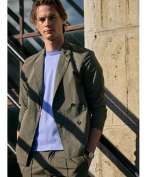 AOURE（アウール）の「ナイロンストレッチ SETUP JACKET（テーラードジャケット）」