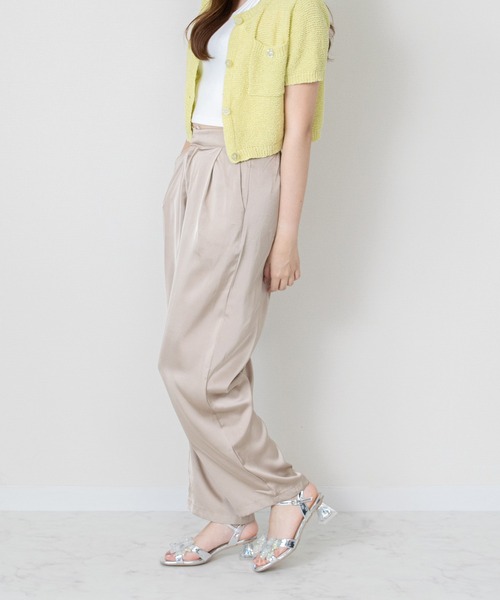 Bridget Birkin(ブリジットバーキン)の「【Bridget Birkin】ジュエリーチュールリボンサンダル(562012)(サンダル・レディース・シルバー/ブラック系その他/ホワイト系その他・23/22.5/24/23.5)」の13枚目の写真