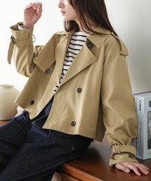 mili an deni（ミリアンデニ）の「ショートトレンチコート（トレンチコート）」