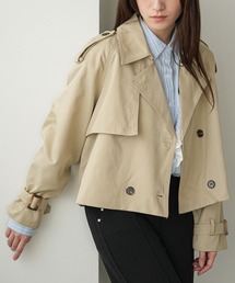 mili an deni（ミリアンデニ）の「ショートトレンチコート（トレンチコート）」