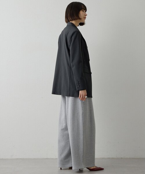 Whim Gazette(ウィムガゼット)の「<WEB限定&一部店舗>ストレッチジャケット(テーラードジャケット・レディース・チャコールグレー・FREE)」の7枚目の写真