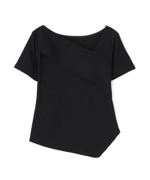 NATURAL BEAUTY BASIC（ナチュラルビューティーベーシック）の「◇アシメネックリブカットソー（Tシャツ/カットソー・レディース・ブラック/グレー/イエロー・FREE）」の13枚目の写真