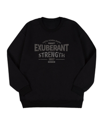 BEMIGHTY（ビーマイティー）の「レトロレタリングオーバーサイズ特別裏毛スウェットシャツ[ブラック]（スウェット）」