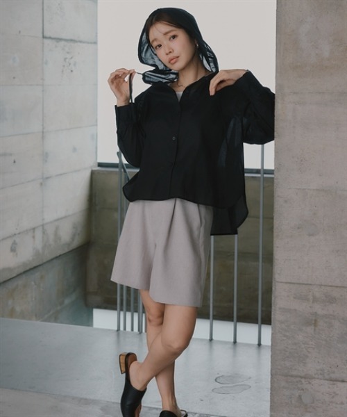 Petitjo(プッチージョ)の「小さいサイズ 麻調ハーフパンツ 低身長さん・小柄女性(その他パンツ・レディース・グレー/ベージュ・PS/PSS/PL/PM)」の13枚目の写真