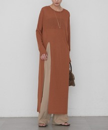 LOUNGEDRESS | ≪新色登場!レイヤードスタイル≫シアーハイスリットワンピース(ワンピース)