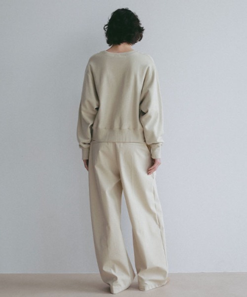 ETRE TOKYO(エトレトウキョウ)の「ボンディングタックパンツ(その他パンツ・レディース・ネイビー/ベージュ・M/S)」の15枚目の写真