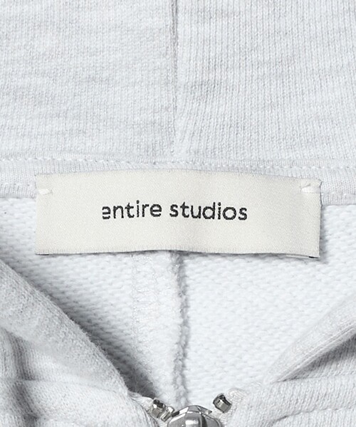 entire studios(エンタイアスタジオ)の「<Entire Studios>SLIM ジップアップ フーディー(パーカー・メンズ・ブラック/ライトグレー・S/M)」の12枚目の写真
