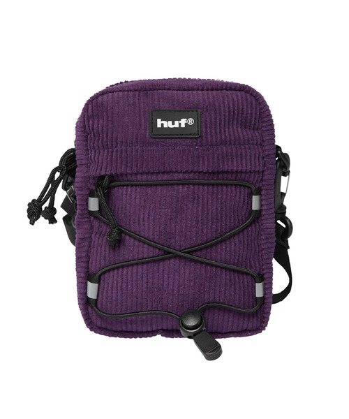 HUF(ハフ)の「CORDUROY BOWERY SIDE BAG(ショルダーバッグ・メンズ・ブラック/ダークパープル/ブラウン・O/S)」の9枚目の写真