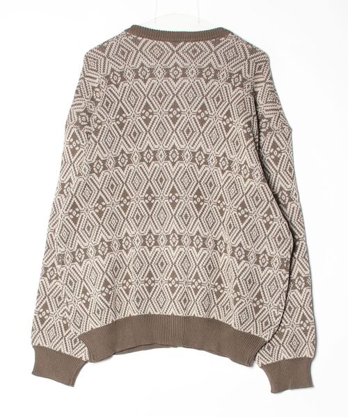 superNova.(スーパーノヴァ)の「superNova. Hexagram knit cardigan / SN-105B 秋服 冬服(カーディガン/ボレロ・メンズ・オリーブ・M/S)」の12枚目の写真