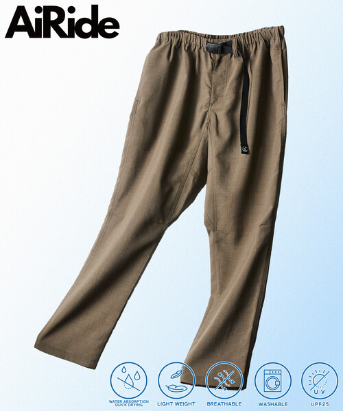 FREAK'S STORE(フリークスストア)の「限定展開 AiRide/エアライド ベーシックシルエット クライミングパンツ/ポケッタブル/吸水速乾/UVカット(その他パンツ・メンズ・グレイッシュベージュ/ブラック/チャコールグレー/ネイビー・LARGE/MEDIUM/SMALL)」の4枚目の写真