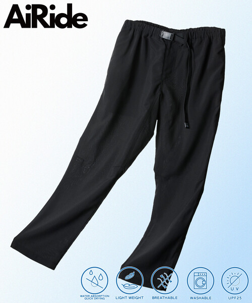 FREAK'S STORE(フリークスストア)の「限定展開 AiRide/エアライド ベーシックシルエット クライミングパンツ/ポケッタブル/吸水速乾/UVカット(その他パンツ・メンズ・グレイッシュベージュ/ブラック/チャコールグレー/ネイビー・LARGE/MEDIUM/SMALL)」の2枚目の写真