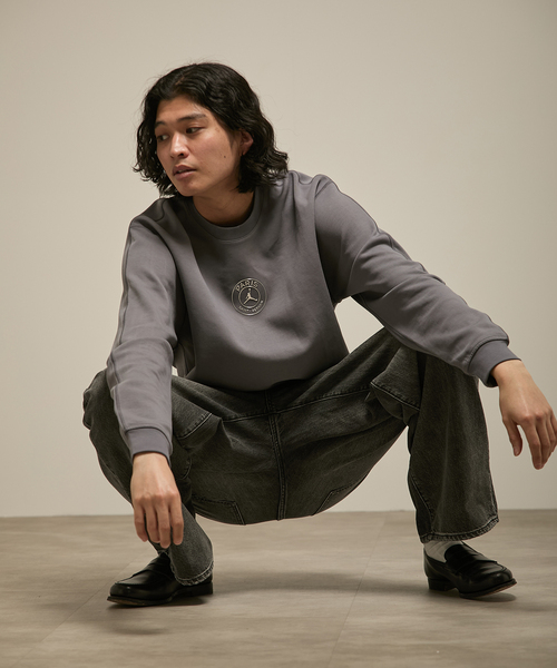 JORDAN BRAND(ジョーダンブランド)の「【NIKE / ナイキ】M J HOOP FLEECE CREW PSG(スウェット・メンズ・チャコールグレー・X-LARGE/SMALL/LARGE)」の3枚目の写真