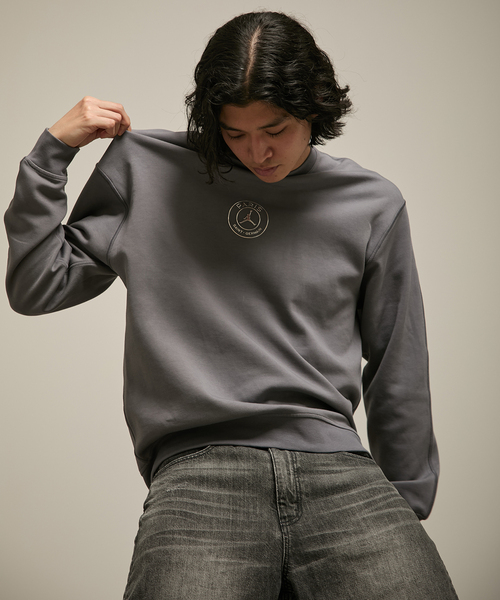 JORDAN BRAND(ジョーダンブランド)の「【NIKE / ナイキ】M J HOOP FLEECE CREW PSG(スウェット・メンズ・チャコールグレー・X-LARGE/SMALL/LARGE)」の7枚目の写真