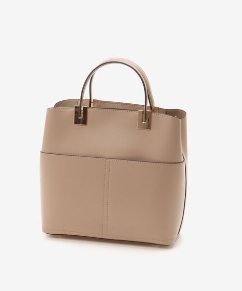 le.coeur blanc(ルクールブラン)の「スクエア2WAYトートバッグ(トートバッグ・レディース・ベージュ/ブラック・FREE)」の19枚目の写真