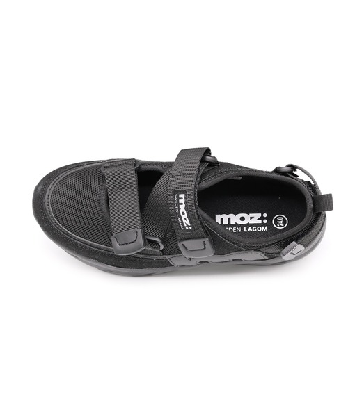 moz(モズ)の「【MOZ LAGOM】モズ ローゴン 厚底 軽量 ストラップ スニーカーサンダル(スニーカー・レディース・ピンクベージュ/ブラック・24.5cm/23.0cm/23.5cm/24.0cm/22.5cm)」の5枚目の写真