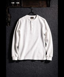 Coffee & Cigarettes | 2D53 HERITAGE WAFFLE ヘンリーネック ワッフルロングスリーブTEE(Tシャツ/カットソー)