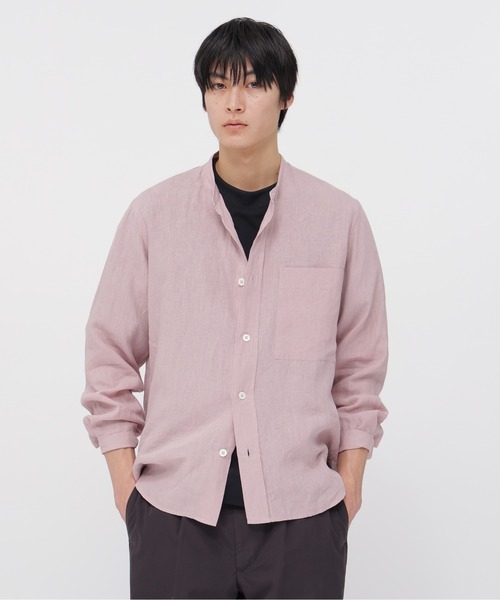 シャツ/ブラウス(長袖/七分) MARGARET HOWELL   SHIRTING LINEN I SHIRTING LINEN（シャツ/ブラウス）｜MARGARET HOWELL（マーガレット