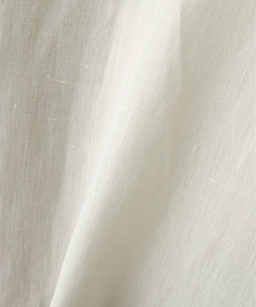 MARGARET HOWELL（マーガレットハウエル）の「SHIRTING LINEN（シャツ/ブラウス・メンズ・オフホワイト/ピンク・SMALL/MEDIUM/LARGE/X-LARGE）」の5枚目の写真