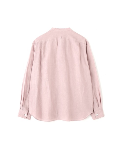 MARGARET HOWELL（マーガレットハウエル）の「SHIRTING LINEN（シャツ/ブラウス・メンズ・オフホワイト/ピンク・SMALL/MEDIUM/LARGE/X-LARGE）」の9枚目の写真