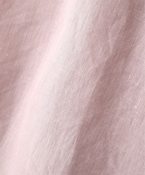 MARGARET HOWELL（マーガレットハウエル）の「SHIRTING LINEN（シャツ/ブラウス・メンズ・オフホワイト/ピンク・SMALL/MEDIUM/LARGE/X-LARGE）」の10枚目の写真