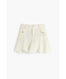 Desigual | ホワイトデニム フリルミニスカート(スカート)