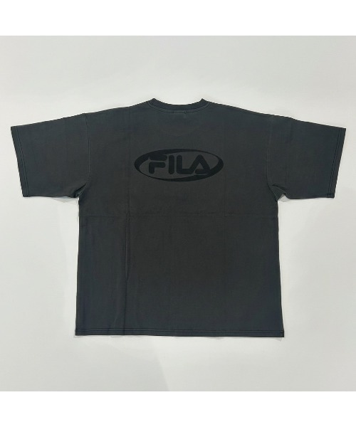 FILA(フィラ)の「PIGMENT S/S TEE(Tシャツ/カットソー・レディース・グレー/ブラック/ベージュ・XL/L/M/S)」の4枚目の写真