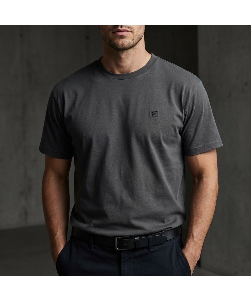 FILA(フィラ)の「PIGMENT S/S TEE(Tシャツ/カットソー・レディース・グレー/ブラック/ベージュ・XL/L/M/S)」の8枚目の写真