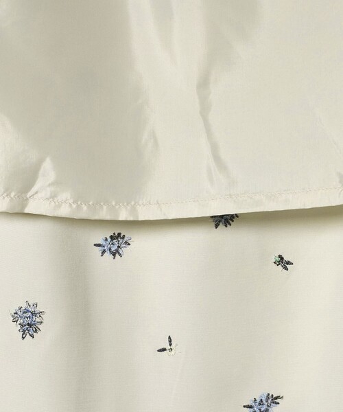 BEAUTY&YOUTH UNITED ARROWS（ビューティーアンドユースユナイテッドアローズ）の「フラワー エンブロイダリー ドローストリング スカート ウォッシャブル（スカート・レディース・ライトグレー/ブラック・S/M）」の12枚目の写真